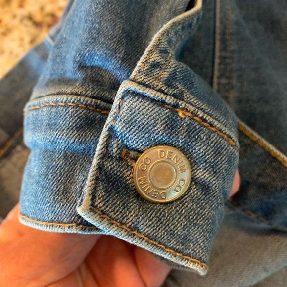 NWT Jean button down dress long sleeves Primark Sz 6 - Picture 12 of 13